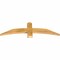 Ekena Millwork Bellingham Rough Sawn Timber Gable Bracket, Western Red Cedar, 48"W x 14"H x 2"D x 4"F, 7/12 Pitch GBW048X14X0204BEL00RWR - alternate 2
